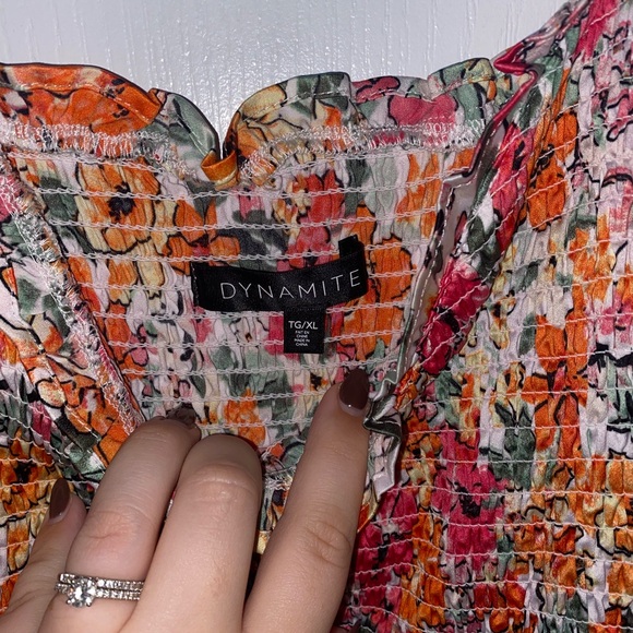 Floral mini dress - Picture 3 of 3